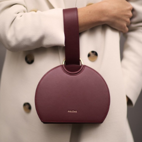 Polene Paris Numero Six Bordeaux Mini Bag - 